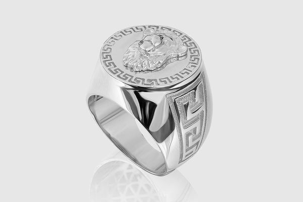 VERSACE ゴールドライオンリング Versace Style Lion Ring | Uverly