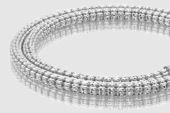 2.5mm - 4.5mm Ice Chain - 10k White Gold | Uverly