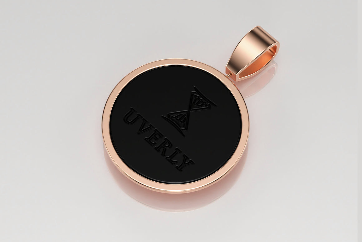 Custom 3D Picture Pendant in 14k or 18k Yellow Gold | Uverly