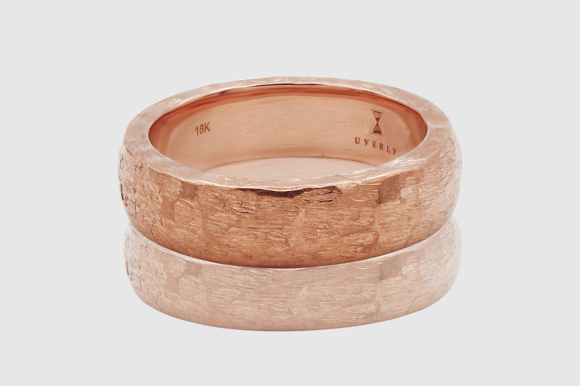 Enchant Wedding Band Ring in 14k or 18k Solid Yellow Gold | Uverly
