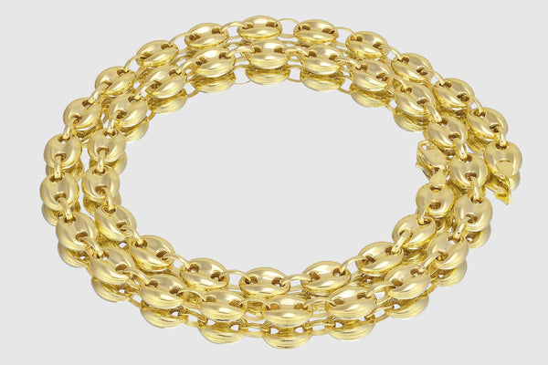 Gucci Puffed Chain - 14k Yellow Gold | Uverly