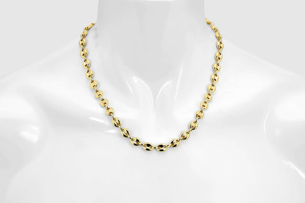 Gucci Puffed Chain - 14k Yellow Gold | Uverly
