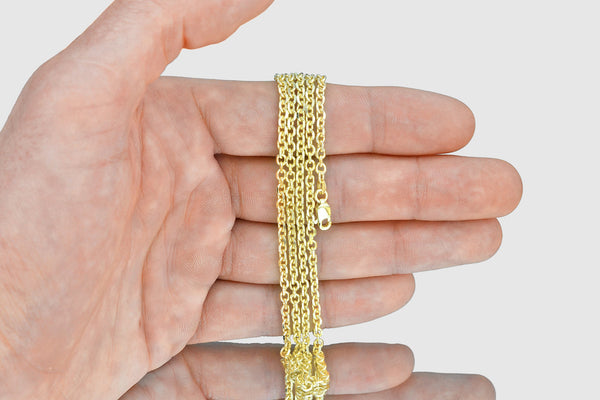 Cable Chain - 14k Yellow Gold | Uverly