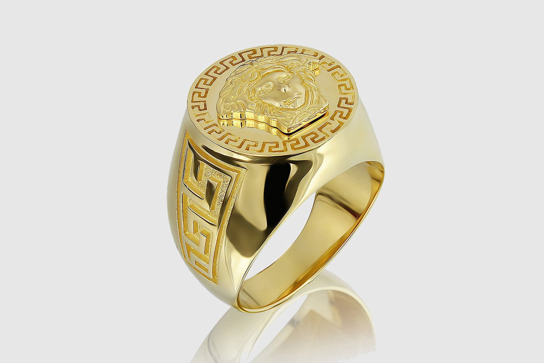 Versace Style Medusa Ring | Uverly