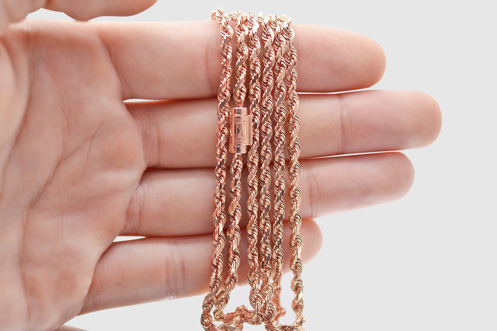 4mm Rope Chain - 10k/14k/18k Gold | Uverly