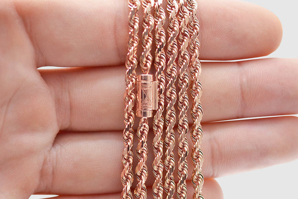 5mm Round Barrel Rose Gold Lock | Uverly