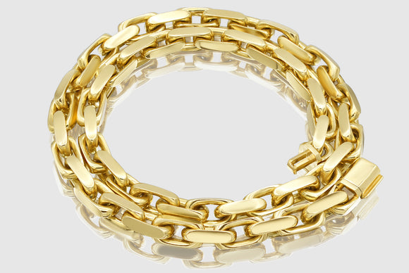 Heavy Cable Link Necklace - 14k Yellow Gold | Uverly