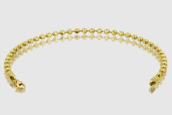 Moon Cut Bracelet - 10k Yellow Gold | Uverly