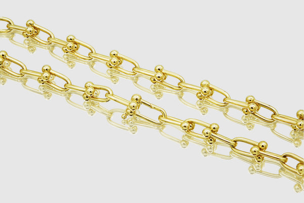 Hardware Necklace - 14k yellow gold | Uverly