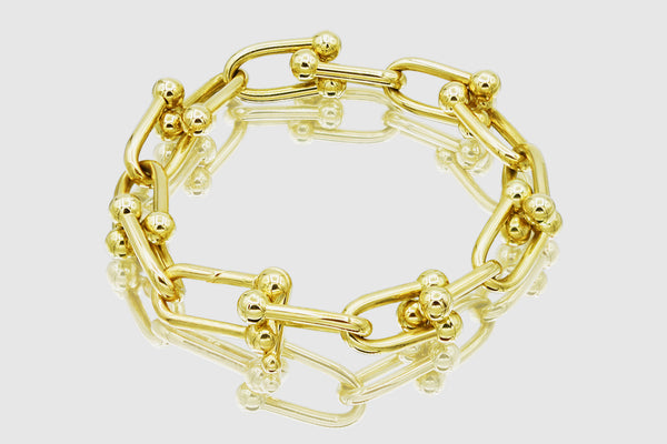 Hardware Bracelet - 14k Yellow Gold | Uverly