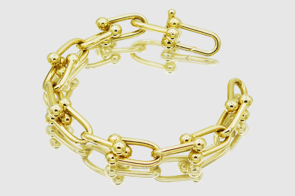 Hardware Bracelet - 14k Yellow Gold | Uverly