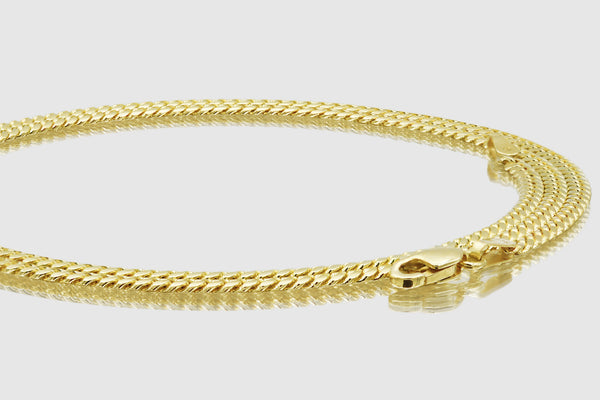 2.5mm Solid Miami Cuban Link Chain | Uverly