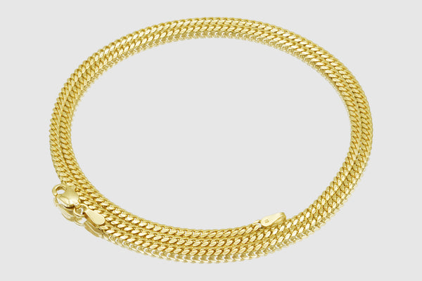 2.5mm Solid Miami Cuban Link Chain | Uverly