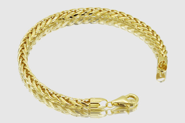 Wheat Bracelet - 14k Yellow Gold | Uverly