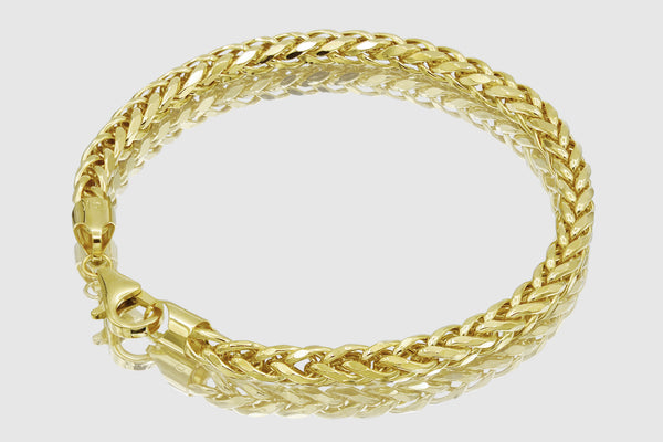 Wheat Bracelet - 14k Yellow Gold | Uverly