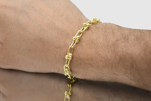 Hardware Bracelet - 14k Yellow Gold | Uverly