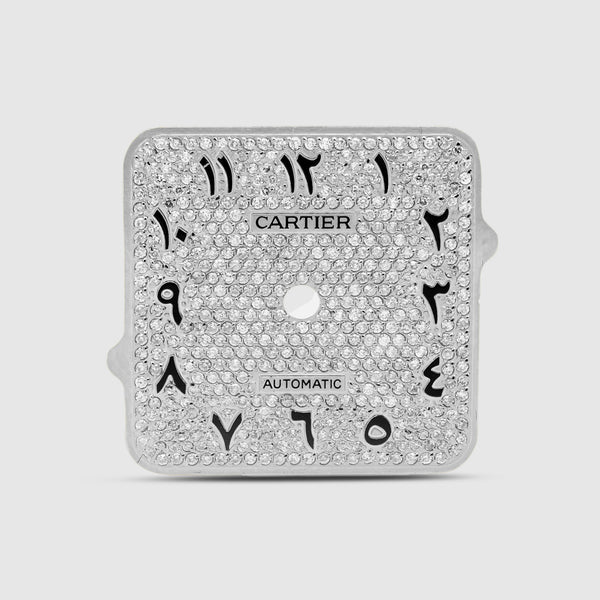 Cartier 35mm Arabic Diamond Dial | Uverly