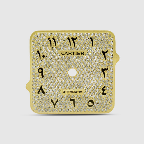 Cartier 35mm Arabic Diamond Dial | Uverly