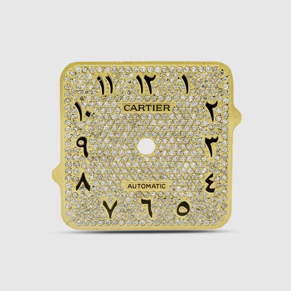 Cartier 35mm Arabic Diamond Dial | Uverly