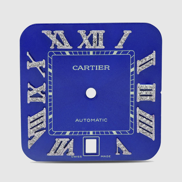 Cartier 40mm Blue Diamond Dial | Uverly