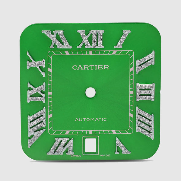 Cartier 40mm Green Diamond Dial | Uverly