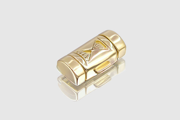4mm Barrel Triple Box Yellow Gold Lock | Uverly