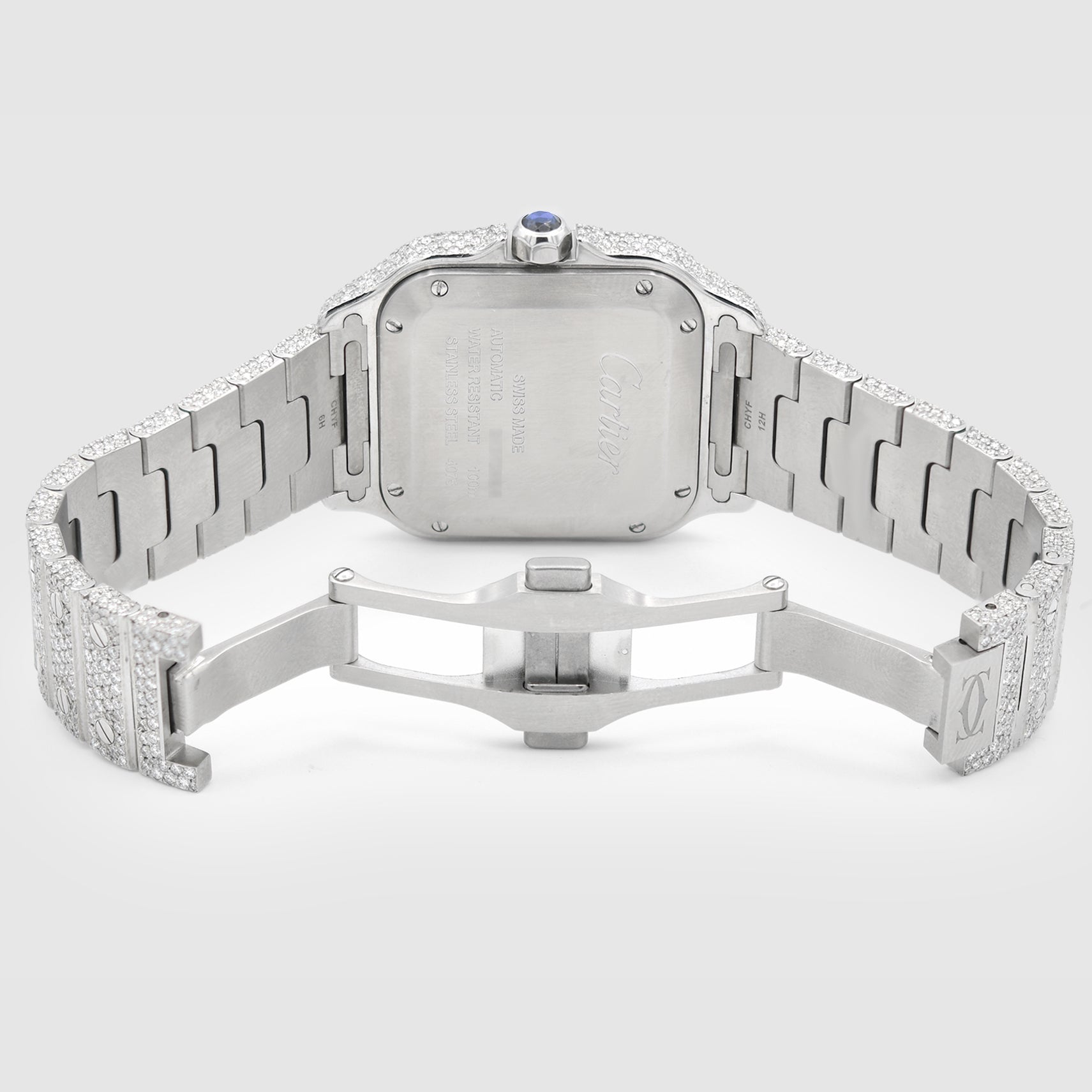 CRWSPN0007 - Panthère de Cartier watch - Medium model, quartz movement,  steel - Cartier