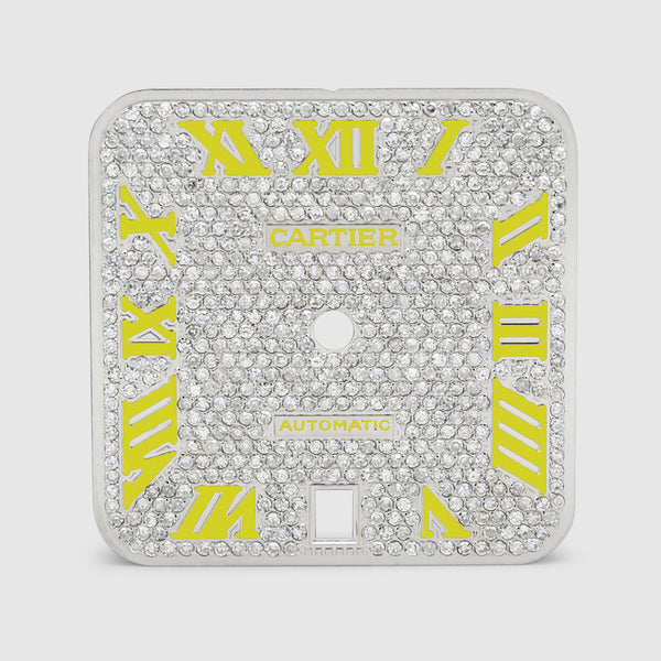 Cartier 40mm Yellow Diamond Dial | Uverly