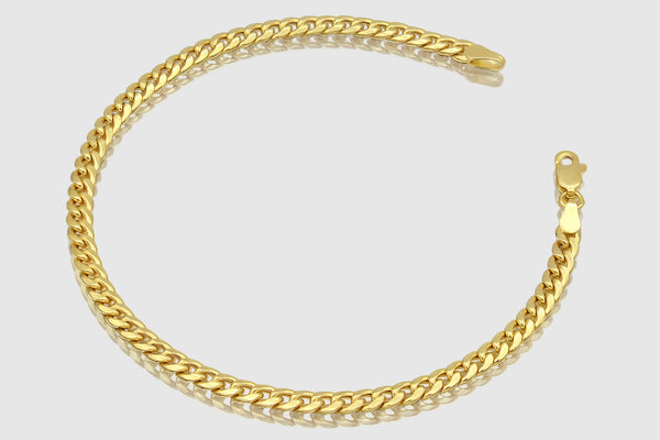 3.75mm Hollow Miami Cuban Link Bracelet | Uverly