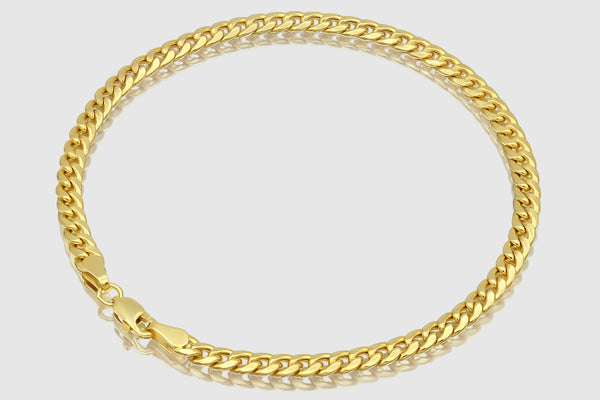 3.75mm Hollow Miami Cuban Link Bracelet | Uverly