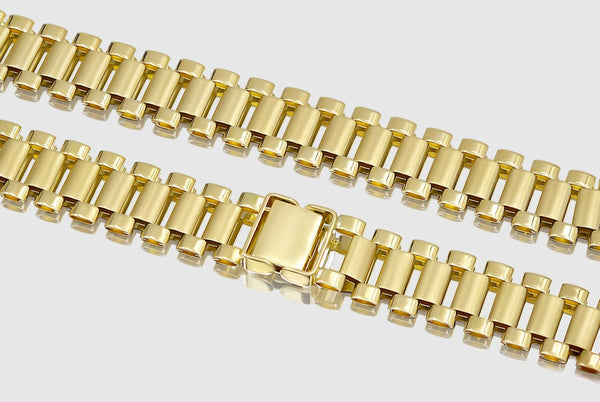 Rolex Presidential Chain - 10k Yellow Gold | Uverly