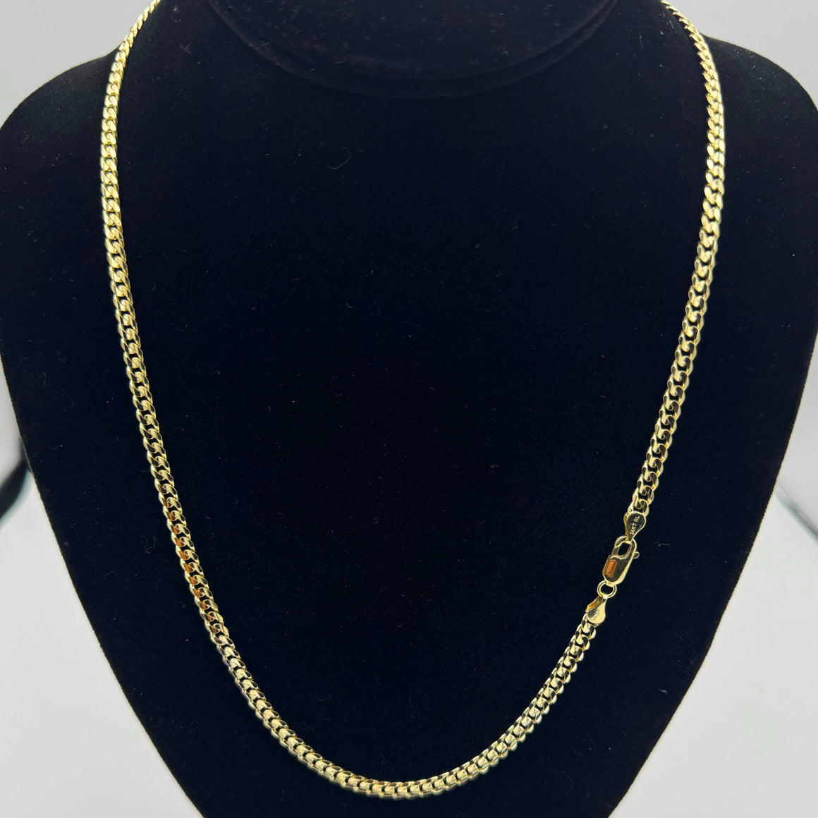 4MM SOLID CUBAN GOLD NECKLACE - 14k Yellow Gold 22" | Uverly