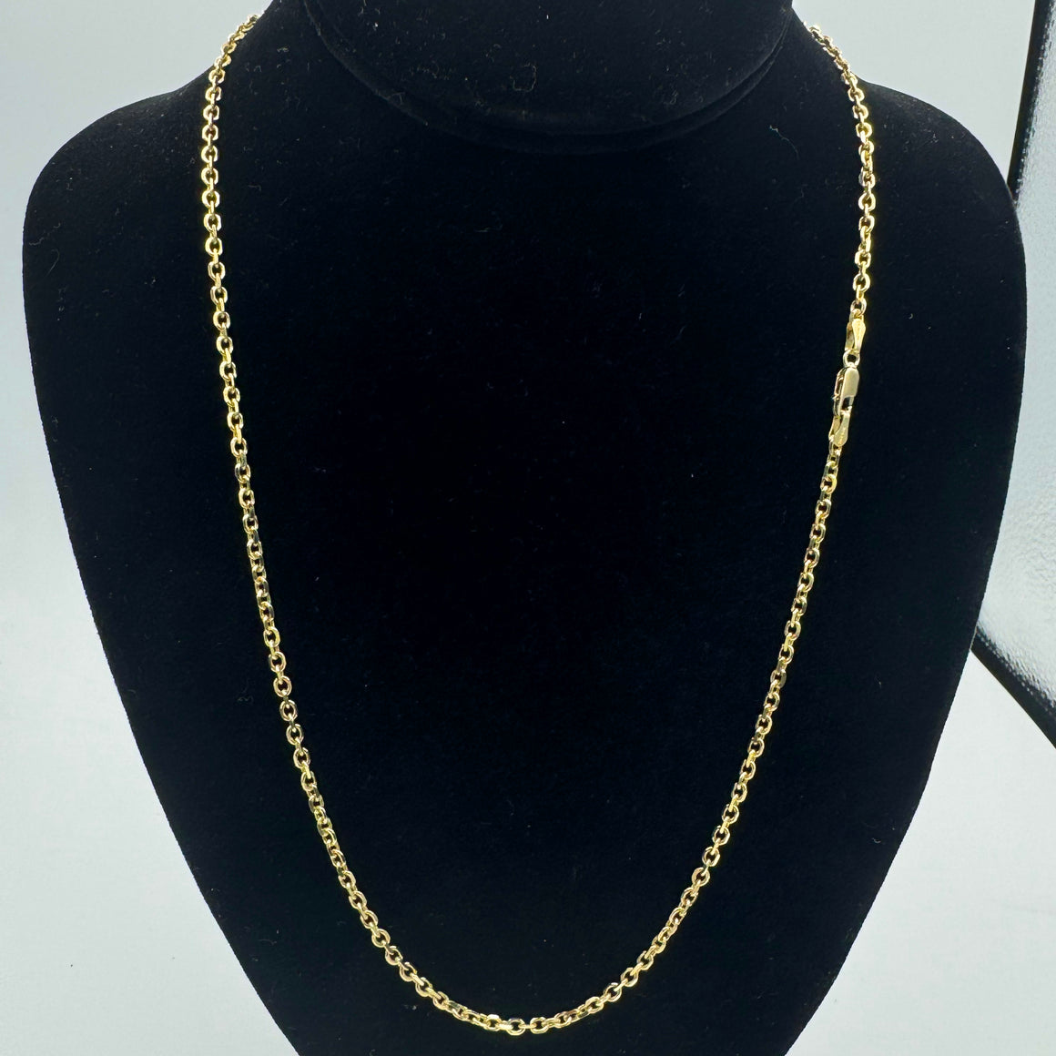 3MM CABLE NECKLACE - 14K YELLOW GOLD | Uverly