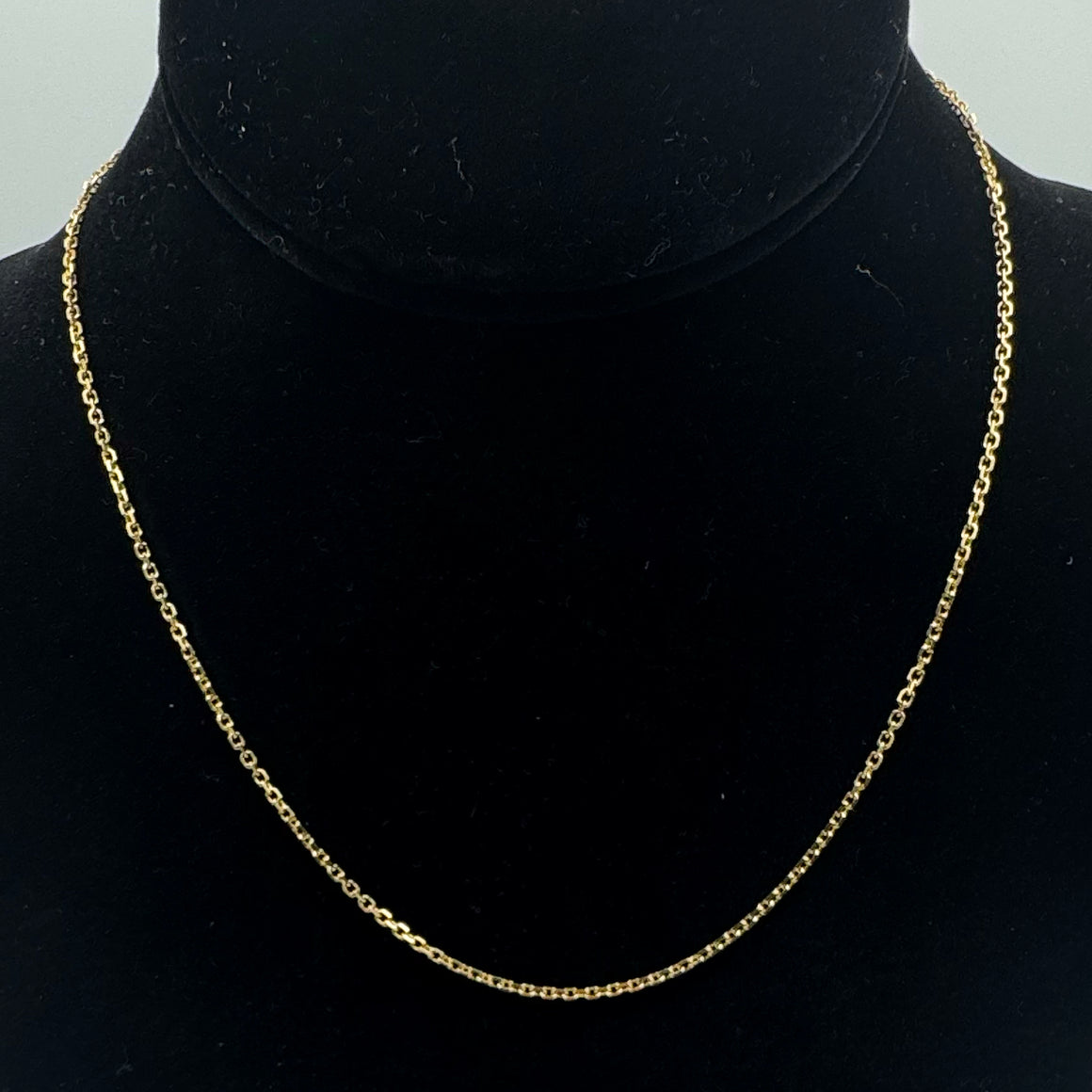 2MM CABLE NECKLACE - 14K YELLOW GOLD - 16" | Uverly