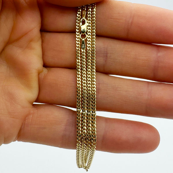 Pulsera de oro macizo con pavé cubano de Miami de 6 mm y diamantes