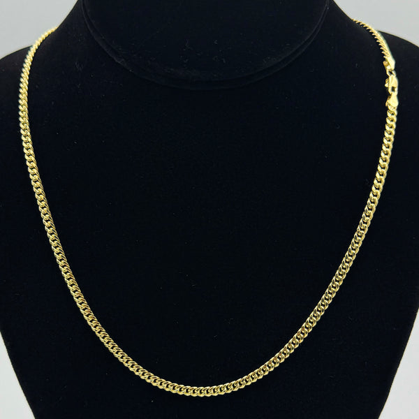 3.75MM HOLLOW MIAMI CUBAN NECKLACE - 14k Yellow Gold - 20" | Uverly