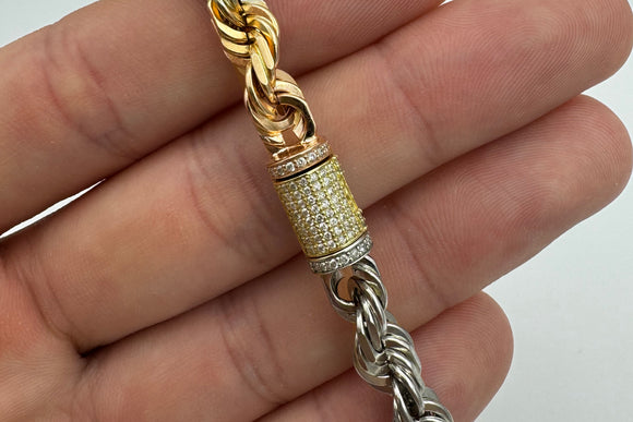 8mm Diamond Round Barrel Lock | Uverly