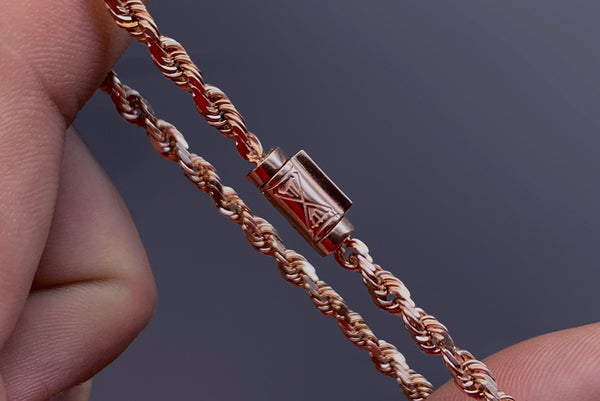 5mm Round Barrel Rose Gold Lock | Uverly