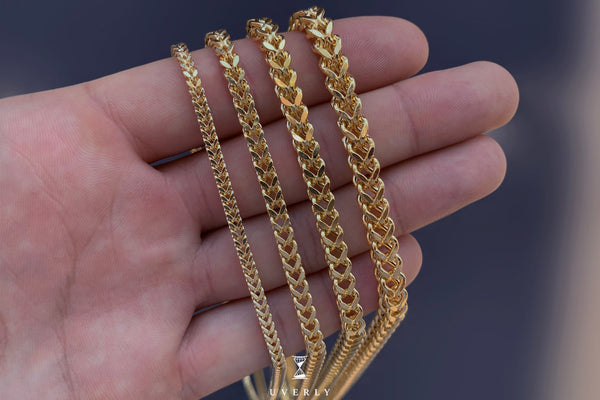 Franco Chain - 10k Yellow Gold | Uverly