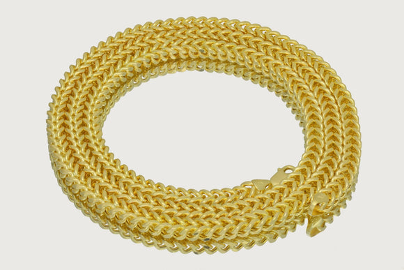 Franco Chain - 10k Yellow Gold | Uverly