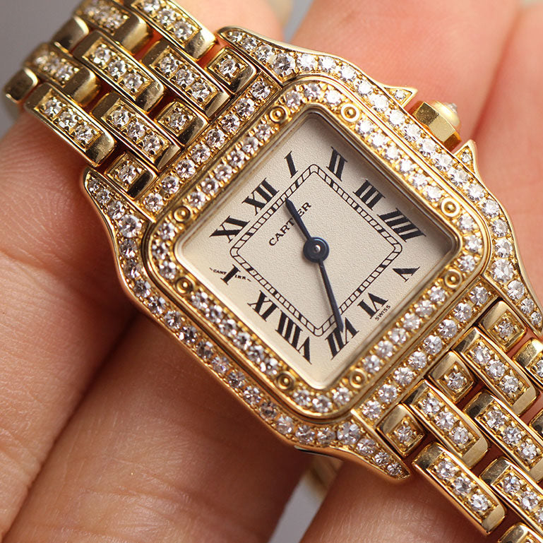 Cartier Panthere Diamond Watch Uverly - Main Image