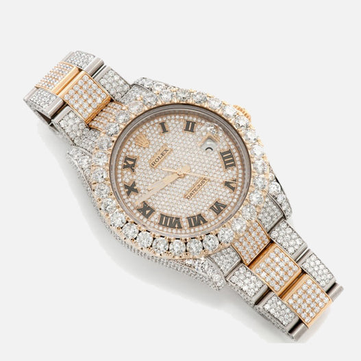 Rolex Datejust II Two-Tone Diamond 25ct. Iced Out