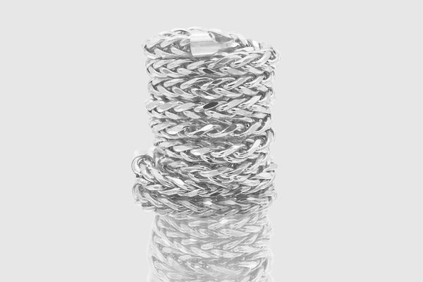 Wheat Chain - 10k White Gold | Uverly