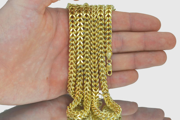 Franco Chain - 10k Yellow Gold | Uverly