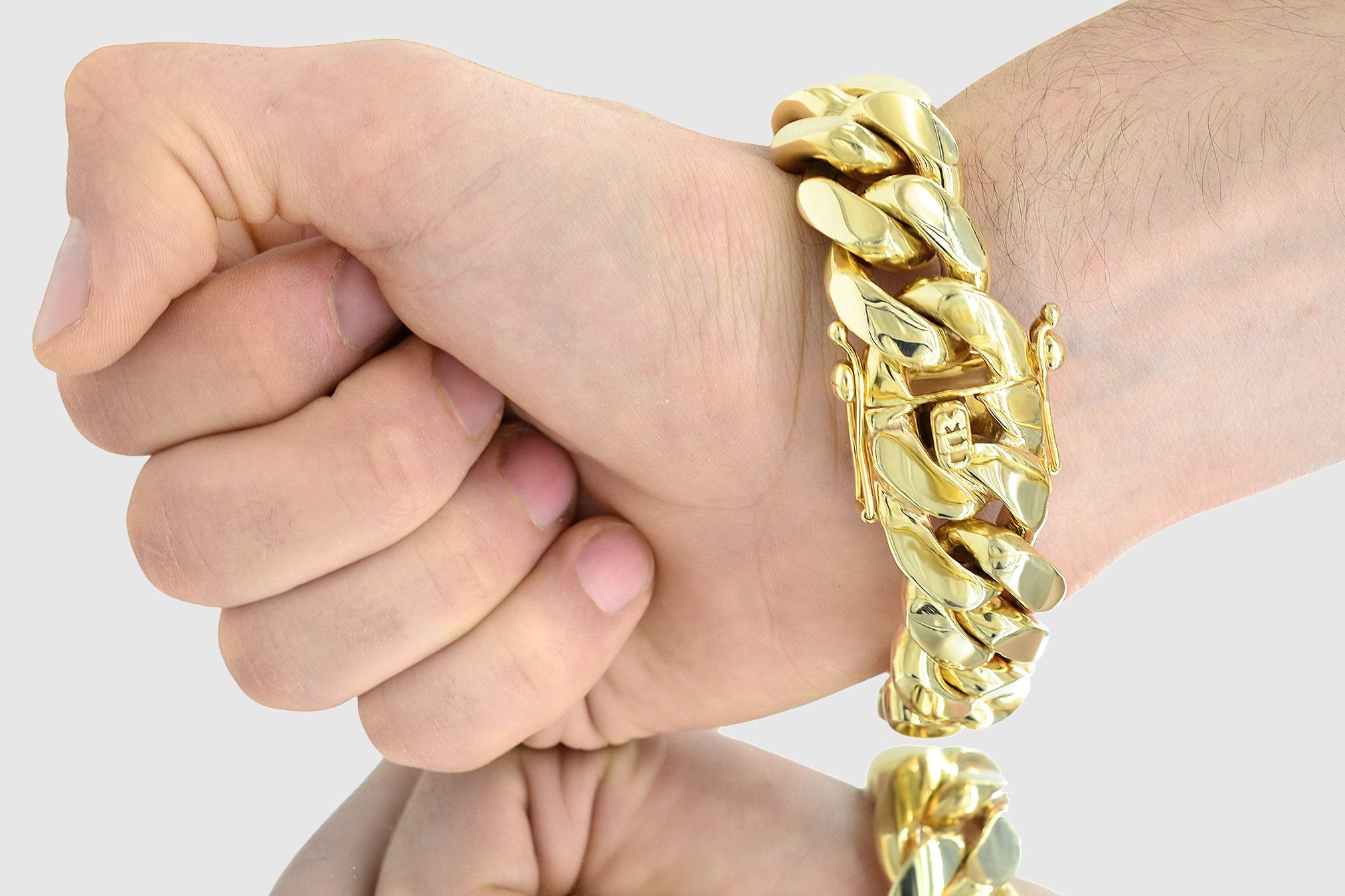 Alternating Hollow Textured 22K Gold Men's Bracelet | Mens gold bracelets,  Yellow gold bracelet, 22k gold