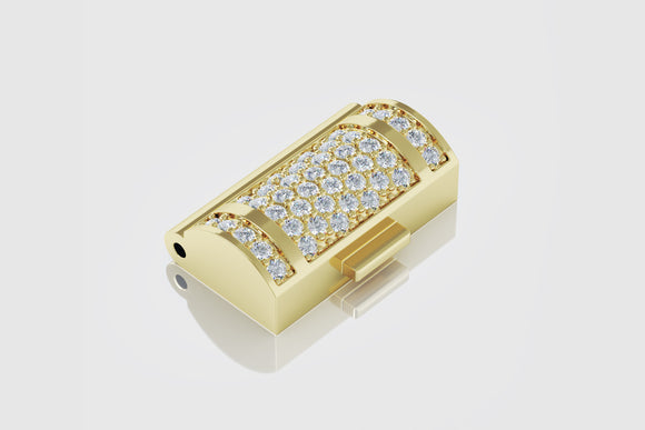 4mm Diamond Barrel Triple Box Lock