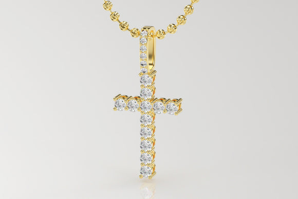 3.2mm Diamond Tennis Cross