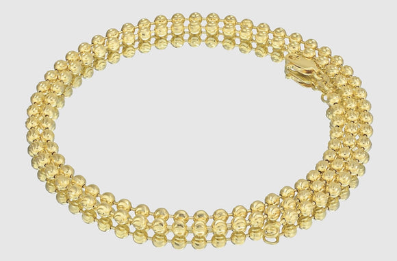 2mm - 5mm Moon Cut Chain - 14k Yellow Gold | Uverly