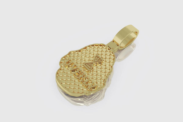 Benjamin Franklin Pendant 14K Yellow Gold