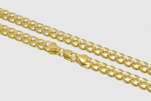 Cuban Curb Chain 14K Yellow Gold 